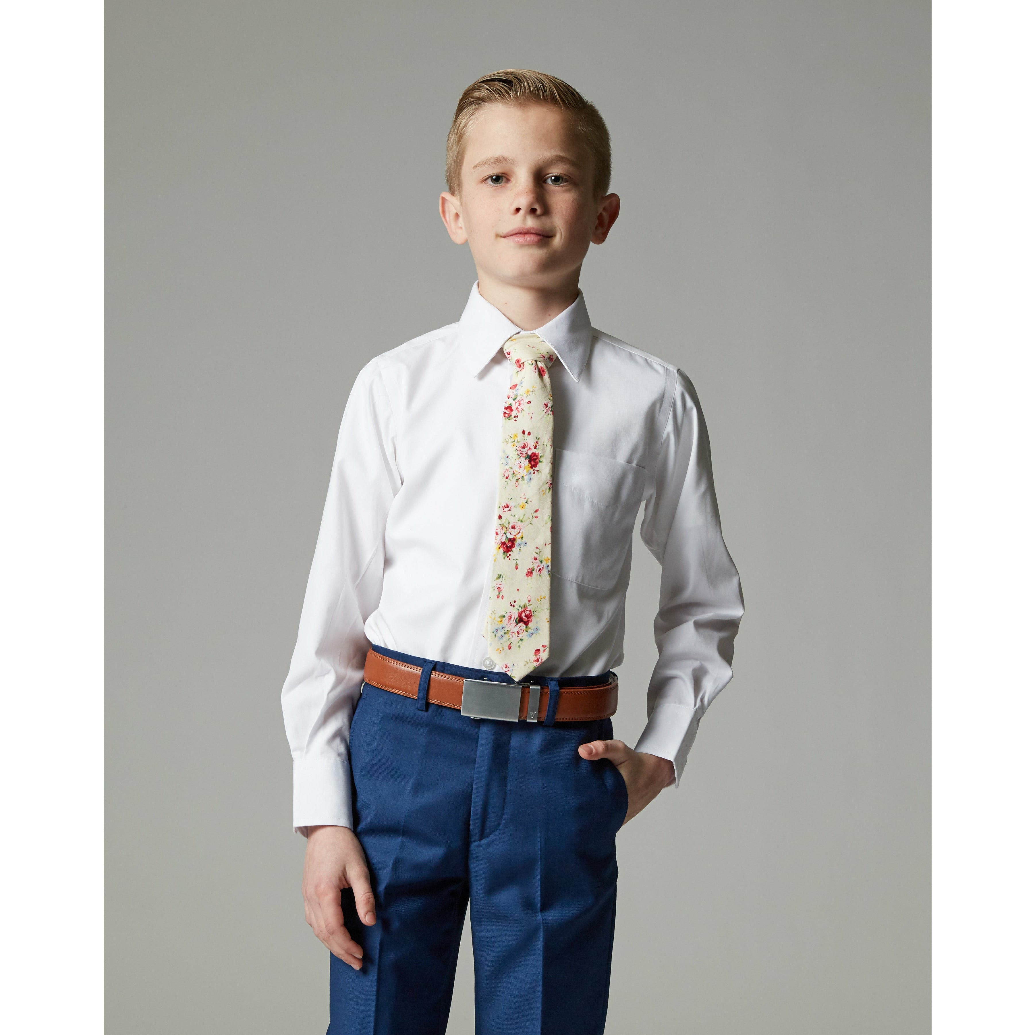 Boys Athletic Fit Dress Shirt Adrian's Boys Athletic Fit Dress Shirt Adrian's