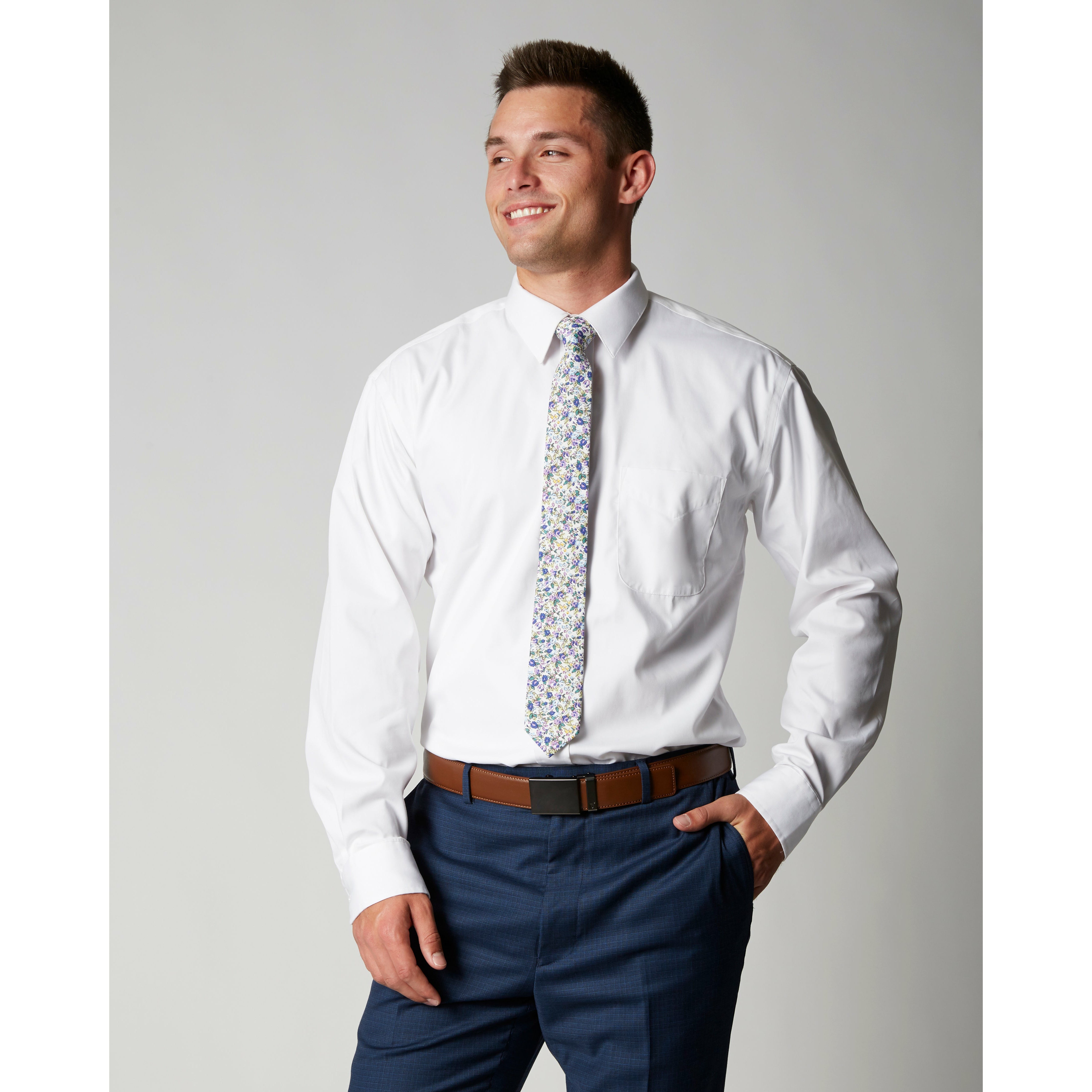 Tailored Fit Missionary Non-Iron Dress Shirt Adrian's Tailored Fit Missionary Non-Iron Dress Shirt Adrian's