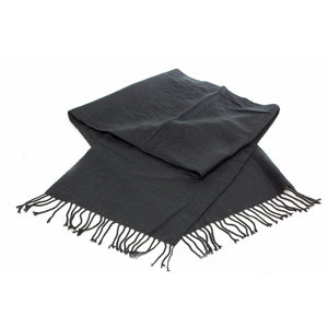 Black Acrylic Winter Scarf - The Kater Shop - 2